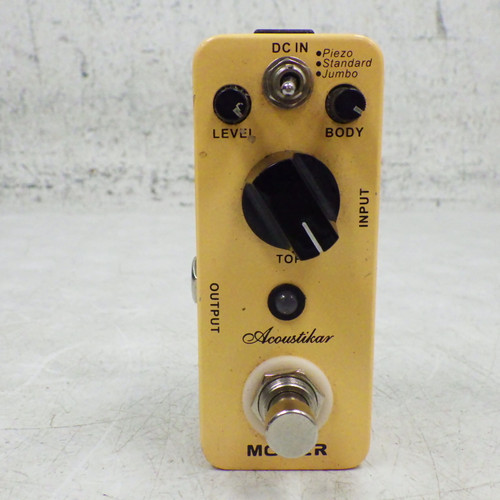 Vist Large View of Product Image Which is Used Mooer acoustikar Fx Pedal Guitar Effects Pedal
