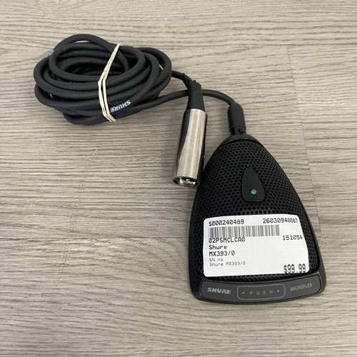 Vist Large View of Product Image Which is Used Shure MX393/0 Condenser Microphone