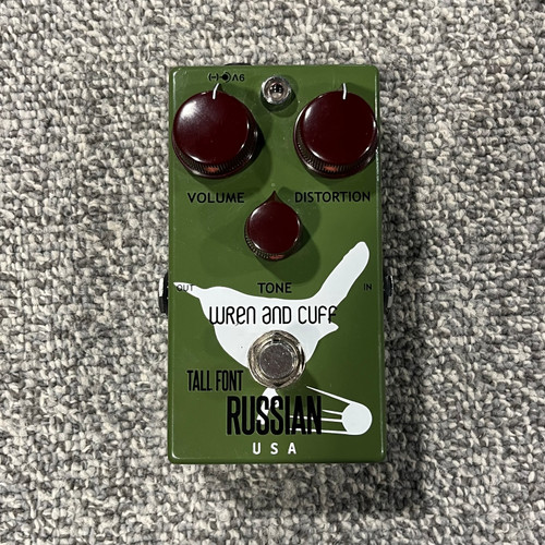 Vist Large View of Product Image Which is Used WREN AND CUFF TALL FONT RUSSIAN Guitar Fuzz Pedal