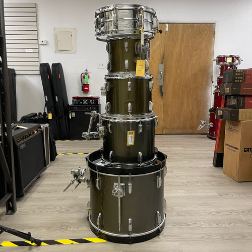 Vist Large View of Product Image Which is Used Tama SWINGSTAR 5PC AS-IS Drum Shell Kit Green