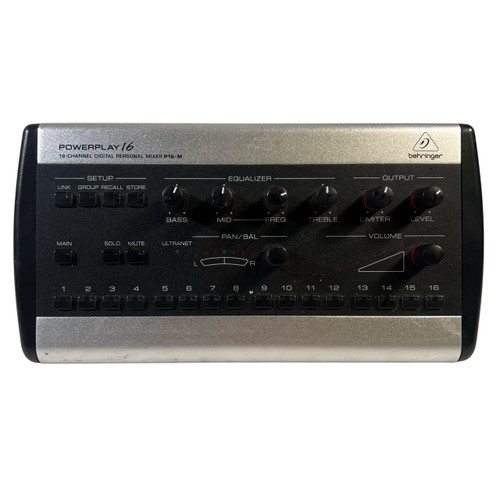 Vist Large View of Product Image Which is Used Behringer Powerplay P16-M Personal Monitor Mixer W/ All