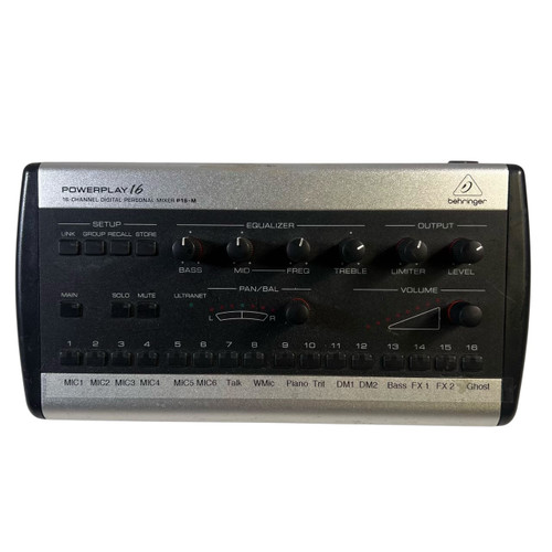 Vist Large View of Product Image Which is Used Behringer Powerplay P16-M Personal Monitor Mixer (No Power Supply)