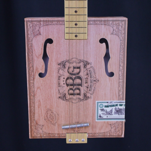 Vist Large View of Product Image Which is Used CIGAR BOX GUITAR 3 STRING Guitar