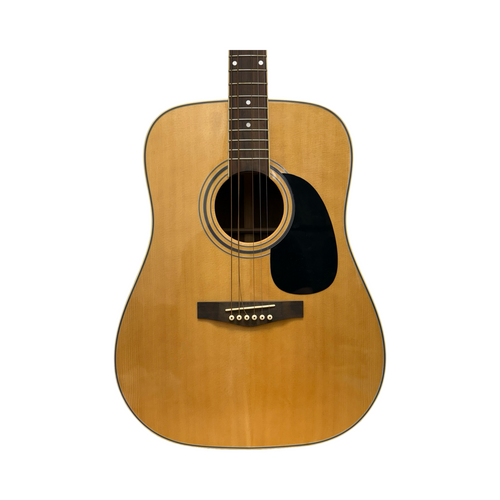 Vist Large View of Product Image Which is Used Marlboro MILES D-28 COPY ACOUSTIC GUITAR Vintage Solid Top Acoustic Guitar Natural