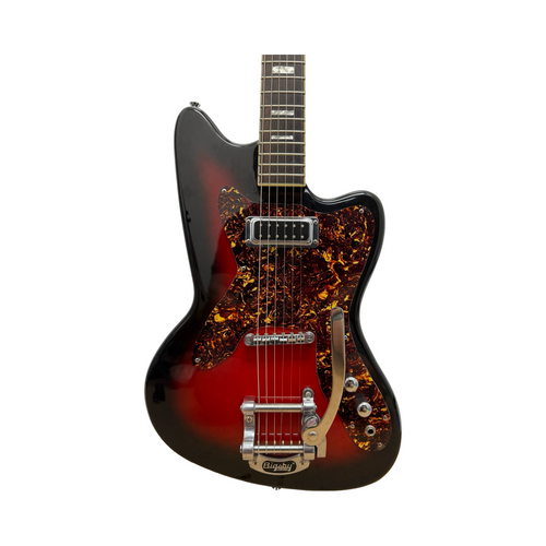 Vist Large View of Product Image Which is Used Silvertone 1478 Electric Guitar Sunburst 6-String