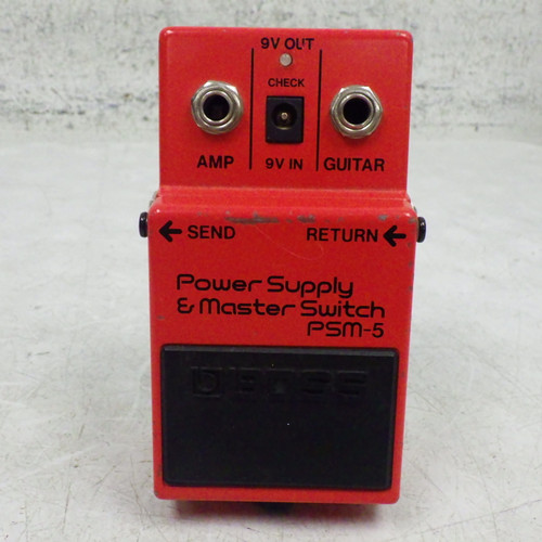 Vist Large View of Product Image Which is Used Boss PSM 5 power Supply and Master Switch Pedal Power Supply