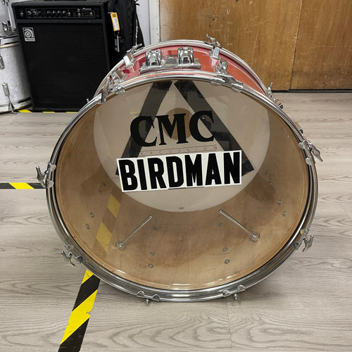 Vist Large View of Product Image Which is Used 22X16 BASS DRUM Kick Drum Red 22" Kick Drum