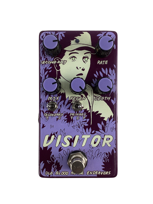 Vist Large View of Product Image Which is Used Old Blood Noise Endeavors Visitor Modulation Pedal 