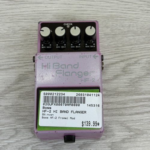 Vist Large View of Product Image Which is Used Boss HF-2 HI BAND FLANGER Flanger Pedal