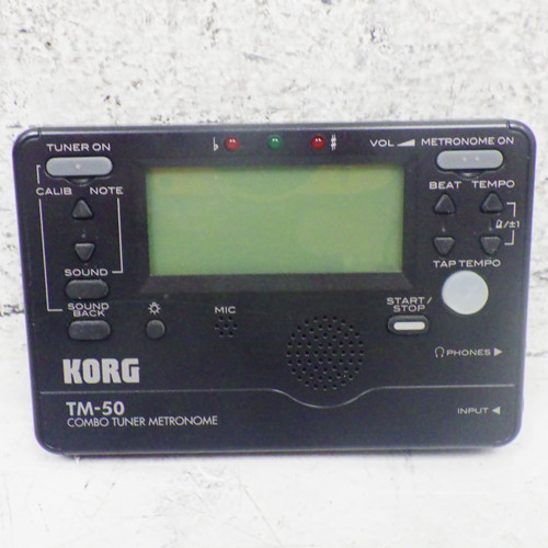 Vist Large View of Product Image Which is Used Korg TM-50 Combo Tuner/metronome Instrument Tuner or Metronome