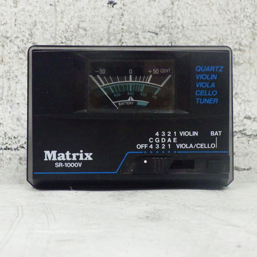 Vist Large View of Product Image Which is Used Matrix SR-1000V Orchestral Tuner Instrument Tuner or Metronome