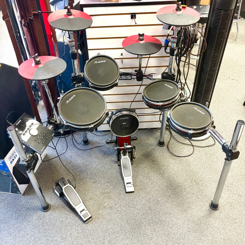 Vist Large View of Product Image Which is Used Alesis Command X Mesh Electronic Drum Kit