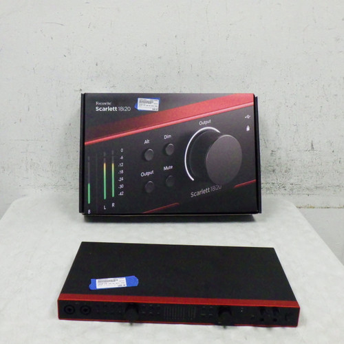 Vist Large View of Product Image Which is Used Focusrite 18I20 4TH gen No Rack Ears Computer Interface 8+ A/D Recording Inputs