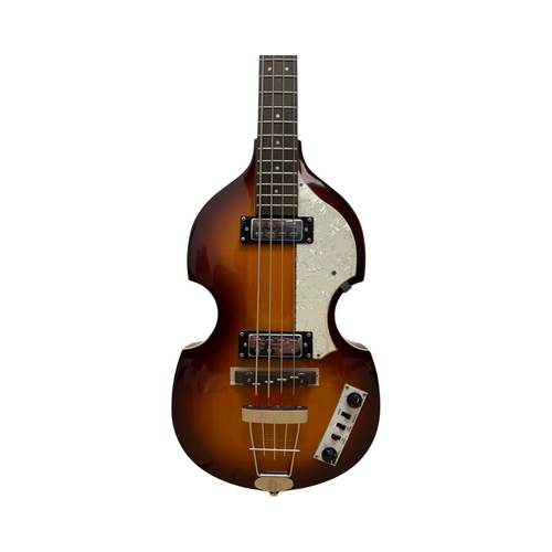 Vist Large View of Product Image Which is Used Hofner B-BASS HIGH SERIES VIOLIN BASS Bass Guitar Tobacco Sunburst 4-String