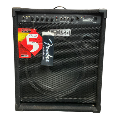 Vist Large View of Product Image Which is Used Fender Rumble 100 1x15 Bass Combo Amplifier 1x15