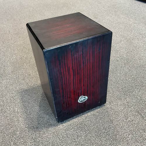 Vist Large View of Product Image Which is Used LATIN PERCUSSION ASPIRE CAJON DARK WOOD Cajon