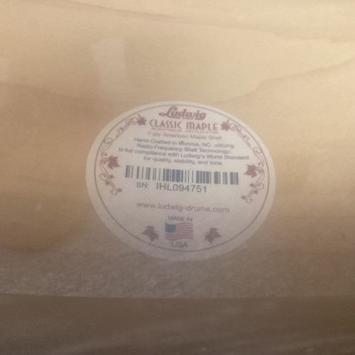 Vist Large View of Product Image Which is Used Ludwig CLASSIC MAPLE 5 PIECE SHELL PACK Drum Shell Kit None
