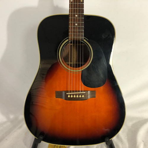 Vist Large View of Product Image Which is Used Aria AD-35BS Vintage Laminate Top Acoustic Guitar Sunburst