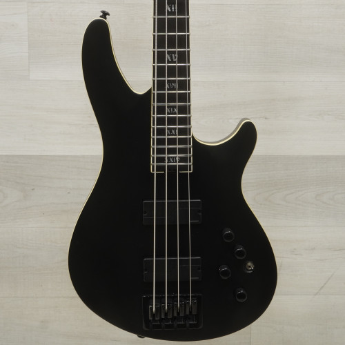 Vist Large View of Product Image Which is Used Schecter Sls Evil TWIN-4 Bass Guitar Black