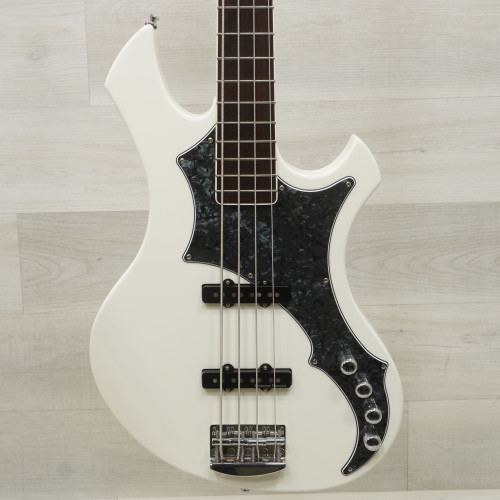 Vist Large View of Product Image Which is Used Esp RF-00SL Bass Guitar White
