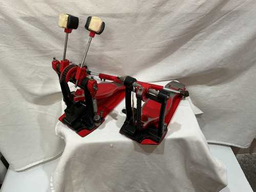 Vist Large View of Product Image Which is Used RED DOUBLE KICK PEDAL Kick Drum Pedal