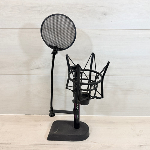 Vist Large View of Product Image Which is Used Heil SHOCK MOUNT MIC STAND Microphone Stand