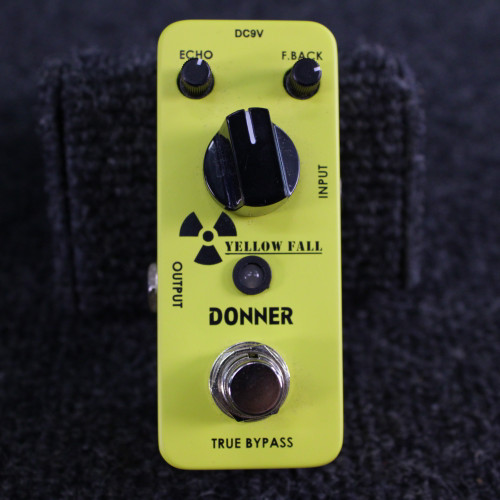 Vist Large View of Product Image Which is Used Donner YELLOW FALL DELAY PEDAL Delay Pedal