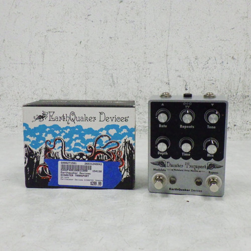 Vist Large View of Product Image Which is Used Earthquaker Devices Disaster Transport Overdrive Pedal