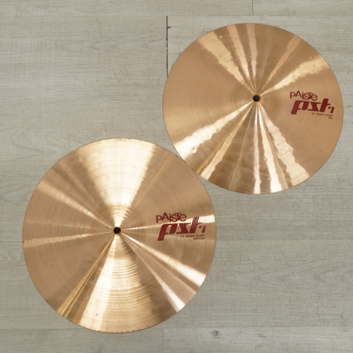 Vist Large View of Product Image Which is Used Paiste PST7 Heavy Hi Hat Cymbals 14 - Inch