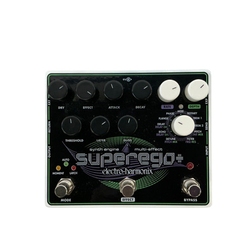 Vist Large View of Product Image Which is Used Electro Harmonix (E/H) SUPEREGO+ SYNTH ENGINE Synthesizer Pedal