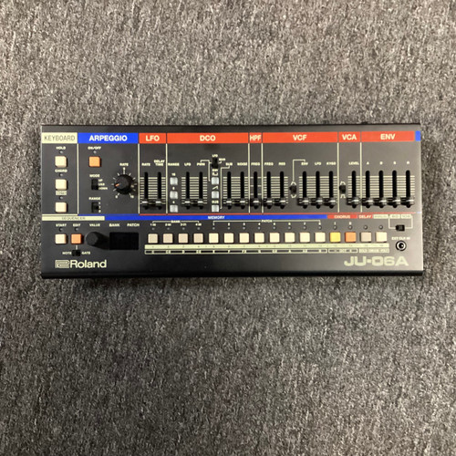 Vist Large View of Product Image Which is Used Roland JU-06A BOUTIQUE Compact Synthesizer Compact