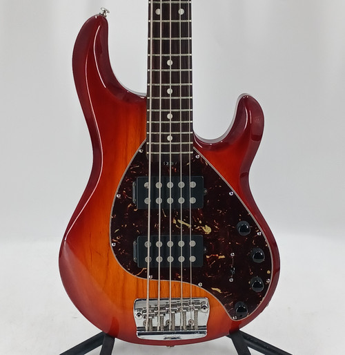 Vist Large View of Product Image Which is Used Musicman STINGRAY SPECIAL 5 HH Bass Guitar Sunburst 5-String