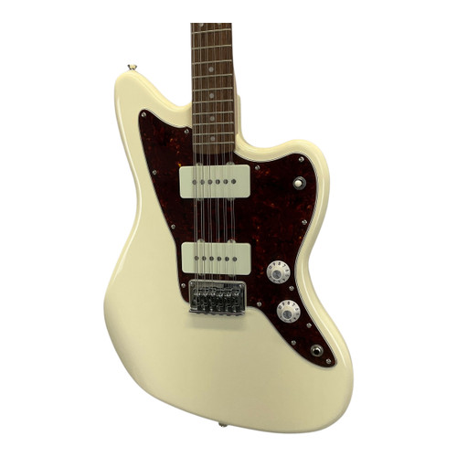 Vist Large View of Product Image Which is Used Squier Paranormal Jazzmaster Xii Electric Guitar White 12-String