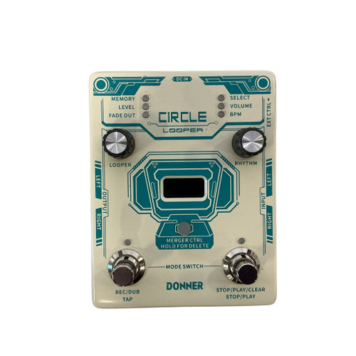 Vist Large View of Product Image Which is Used Donner CIRCLE LOOPER Looper Pedal