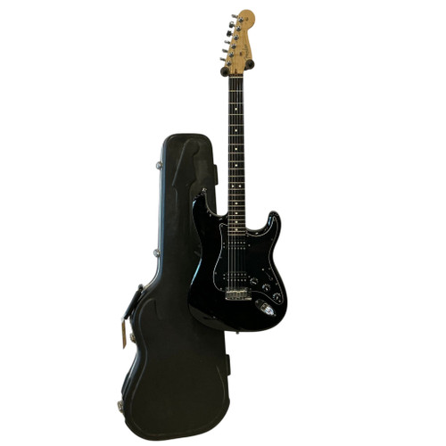 Vist Large View of Product Image Which is Used Fender STRAT HH USA WHSC S Type Electric Guitar Black 6-String