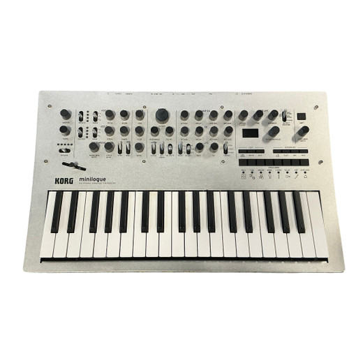 Vist Large View of Product Image Which is Used Korg MINILOGUE W/9VDC Compact Synthesizer Compact