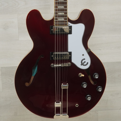 Vist Large View of Product Image Which is Used Epiphone Riviera Semi-hollow Electric Guitar Red
