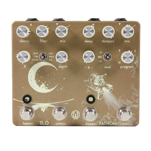 Vist Large View of Product Image Which is Used Walrus Audio SLO/FATHOM Reverb Pedal