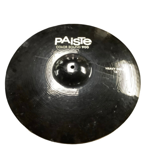 Vist Large View of Product Image Which is Used Paiste COLOR SOUND BLACK 18 CRASH Crash Cymbal 18"