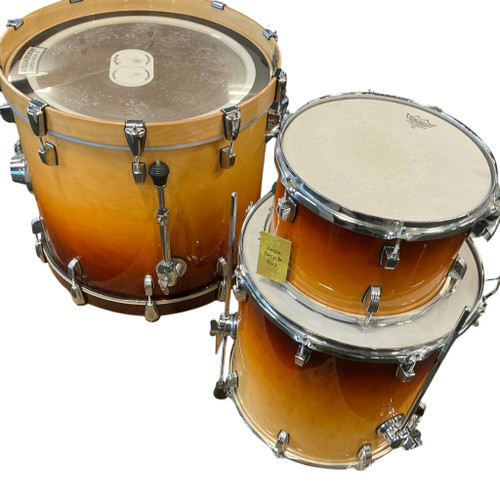 Vist Large View of Product Image Which is Used Ludwig 3PC ACCENT CS SHELLS Drum Shell Kit Amber