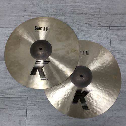 Vist Large View of Product Image Which is Used Zildjian K 15" Sweet Hi Hat Cymbals