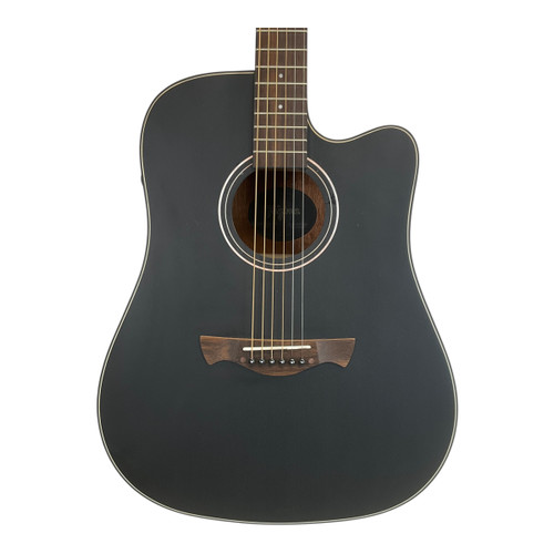 Vist Large View of Product Image Which is Used Tagima Metropolis EQ Laminate Top Acoustic Guitar Black