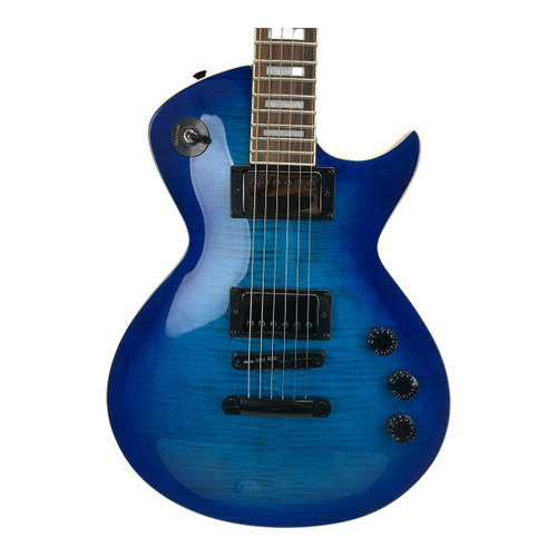 Vist Large View of Product Image Which is Used Tagima Almach Fl-tblb LP Type Electric Guitar Blue 6-String