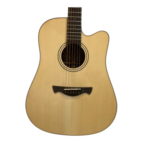 Vist Large View of Product Image Which is Used Tagima CF-2000 EQ Na Laminate Top Acoustic Guitar Natural