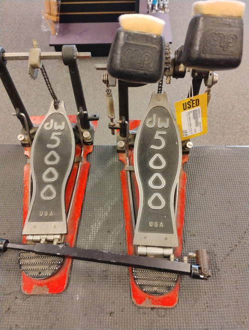 Vist Large View of Product Image Which is Used DW 5000 SERIES DOUBLE KICK PEDAL Kick Drum Pedal