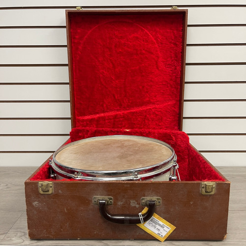 Vist Large View of Product Image Which is Used - Slingerland 14X5 VINTAGE SNARE - Metal Snare Drum 14"