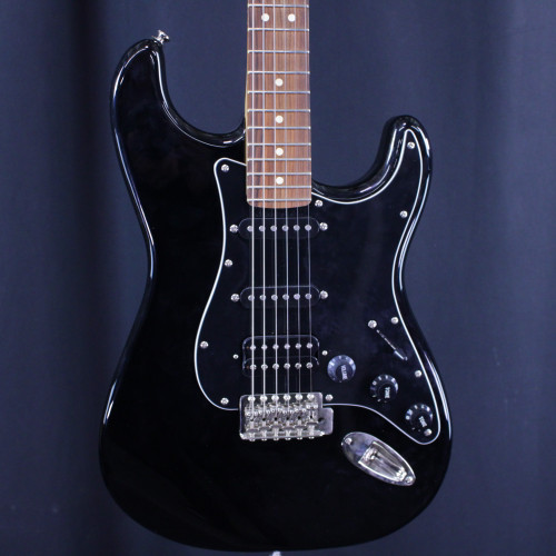 Vist Large View of Product Image Which is Used Squier STRAT W/ FENDER NECK S Type Electric Guitar Black 6-String