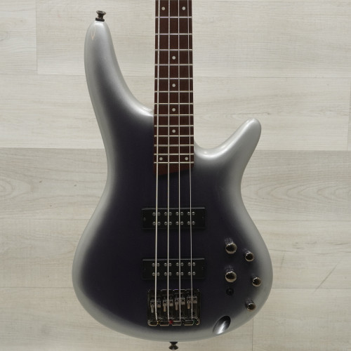 Vist Large View of Product Image Which is Used Ibanez SR300E Bass Guitar Purple