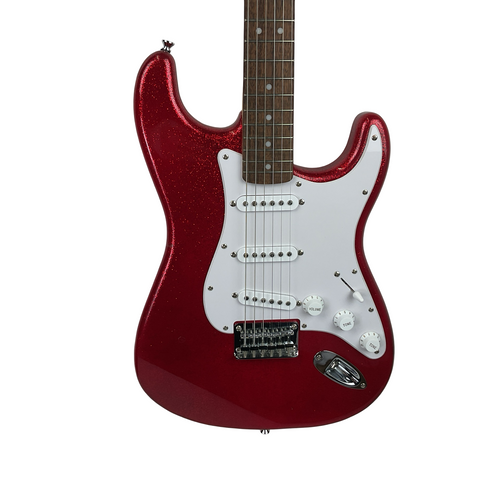 Vist Large View of Product Image Which is Used SQUIER BULLET STRATOCASTER HT S Type Electric Guitar Red 6-String