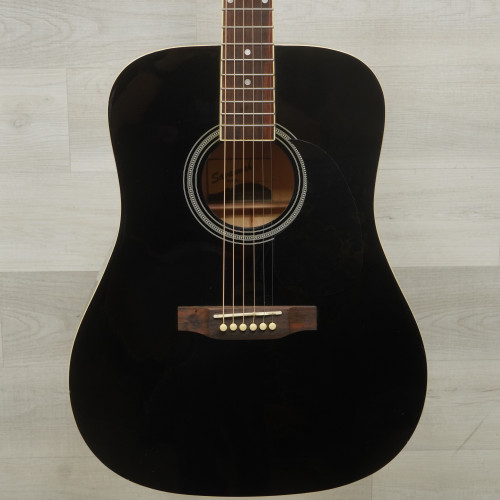 Vist Large View of Product Image Which is Used Savannah SGD-10 Laminate Top Acoustic Guitar Black